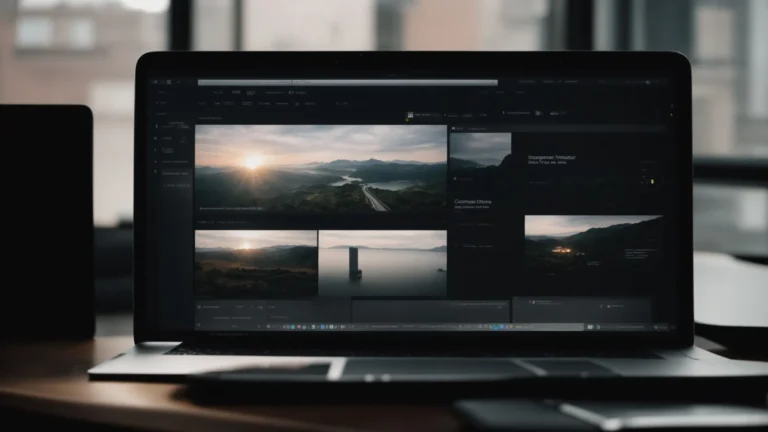 a computer screen displaying a web development interface, focusing on image upload sections.