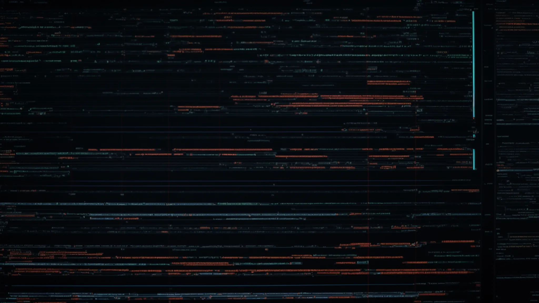 a computer screen displays lines of code, highlighting sections related to seo optimization.