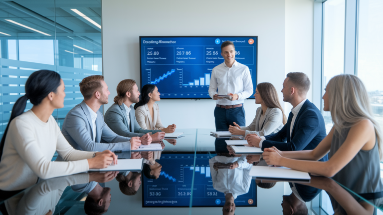 data dashboards and performance metrics