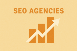 SEO agencies growth graph illustration